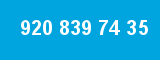 920 839 74 35 920 839 74 35